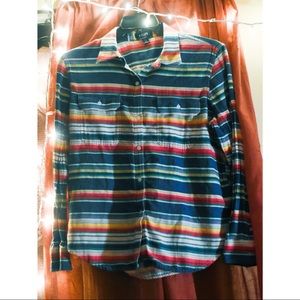 CHAPS striped button down with collar!